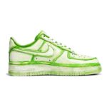 [Custom Women's nature K green and white]  Air Force 1 Skateboarding Shoes Women's - Image 3