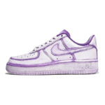 [Custom Women's passion flower K purple white]  Air Force 1 Skateboarding Shoes Women's - Image 2