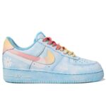 [Custom North Carolina Blue]  Air Force 1 Skateboarding Shoes Women's - Image 4