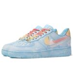 [Custom North Carolina Blue]  Air Force 1 Skateboarding Shoes Women's - Image 5