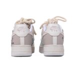 [Custom Women's retro star denim in off-white and brown]  Air Force 1 Skateboarding Shoes Women's - Image 5