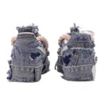 [Custom Women's denim cross]  Air Force 1 Skateboarding Shoes Women's - Image 5