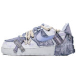 [Custom The female electronic music style is making a comeback in a dreamy purple and white]  Air Force 1 Skateboarding Shoes Unisex