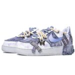 [Custom The female electronic music style is making a comeback in a dreamy purple and white]  Air Force 1 Skateboarding Shoes Unisex - Image 3