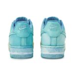 [Custom Female bell fish]  Air Force 1 Skateboarding Shoes Women's Low-top Blue/yellow/white - Image 5