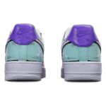 [Custom The female butterfly is green, pink and white]  Air Force 1 Skateboarding Shoes Women's Low-top Green/pink/white - Image 4