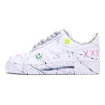 [Custom Artistic painting of small daisies for women]  Air Force 1 Skateboarding Shoes Women's Low-top Multicolor