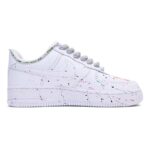 [Custom Artistic painting of small daisies for women]  Air Force 1 Skateboarding Shoes Women's Low-top Multicolor - Image 2