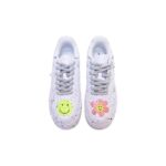 [Custom Artistic painting of small daisies for women]  Air Force 1 Skateboarding Shoes Women's Low-top Multicolor - Image 4