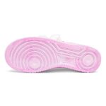 [Custom Women's heart-shaped escape sneakers]  Air Force 1 Skateboarding Shoes Women's Low-top Pink/white - Image 6