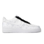 [Custom The women's warm black silk sneakers are in black and white]  Air Force 1 Skateboarding Shoes Women's Low-top Black/white - Image 3