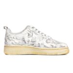 [Custom Female plaster hand] painted oxidized off-white]  Air Force 1 Skateboarding Shoes Women's - Image 2