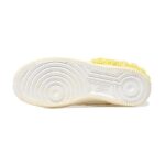 [Custom Women's dyed aged chain yellow]  Air Force 1 Skateboarding Shoes Women's Low-top Yellow - Image 5