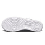 [Custom Black and yellow band-aids]  Air Force 1 Skateboard Shoes Women's Low-Top White/Black Yellow - Image 5