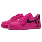[Custom Rose pink double-hook]  Air Force 1 Skateboarding Shoes Women's - Image 3