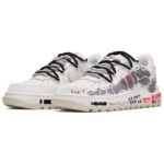 [Custom The symbols for men's money are black, gray and red]  Air Force 1 Skateboarding Shoes Men - Image 3