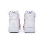 [Custom The female thief's heart was captured at the scene]  Air Force 1 Skateboard Shoes Women's Mid-Top Pink - Image 4