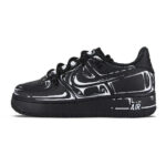 [Custom A Feast of Decay]  Air Force 1 Skateboarding Shoes Women's Low-top White