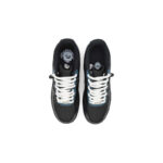 [Custom The Silk Road for women]  Air Force 1 Skateboarding Shoes Women's Low-top Blue/Silver - Image 3