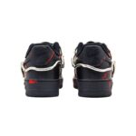 [Custom The female version of the Soaring Snake]  Air Force 1 Skateboarding Shoes Women's Low-top Black/Red - Image 5