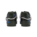[Custom Tengshe blue for women]  Air Force 1 Skateboarding Shoes Women's Low-top Black/Blue/Silver - Image 3