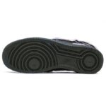 [Custom Tengshe blue for women]  Air Force 1 Skateboarding Shoes Women's Low-top Black/Blue/Silver - Image 4