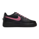 [Custom Female Shadow Floyd black pink]  Air Force 1 Skateboarding Shoes Women's Low-top Black/Pink - Image 2