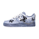 [Custom Women's retro butterfly]  Air Force 1 Skateboarding Shoes Women's - Image 2