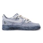 [Custom The female style is dyed with cashew flower grayish-black]  Air Force 1 Skateboarding Shoes Women's - Image 2