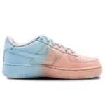 [Custom Dreamy Star Language]  Air Force 1 Skateboarding Shoes Women's Low-top Blue - Image 2