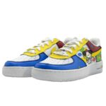 [Custom Art painter]  Air Force 1 Skateboarding Shoes Women's Low-top Yellow - Image 2
