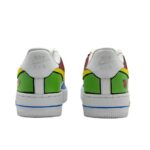 [Custom Art painter]  Air Force 1 Skateboarding Shoes Women's Low-top Yellow - Image 4