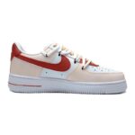[Custom Red mark]  Air Force 1 Skateboarding Shoes Women's Low-top Red - Image 3
