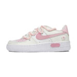[Custom Women's blue cherry blossom pinkish-green]  Air Force 1 Skateboarding Shoes Women's - Image 2