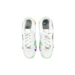 [Custom Fruit Juice Candy - Color Explosion]  Air Force 1 Skateboarding Shoes Women's Low-top Blue/Yellow - Image 4