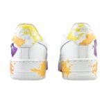 [Custom Fruit Juice Candy - Color Explosion]  Air Force 1 Skateboarding Shoes Women's Low-top Blue/Yellow - Image 5