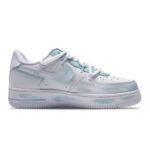 [Custom Mint marshmallows]  Air Force 1 Skateboard Shoes Women's Low-Top Blue/White - Image 3