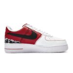 [Custom A woman's beauty is like a rose river]  Air Force 1 Skateboarding Shoes Women's Low-top White - Image 3