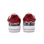 [Custom A woman's beauty is like a rose river]  Air Force 1 Skateboarding Shoes Women's Low-top White - Image 5