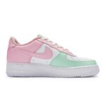[Custom Lime And Peach]  Air Force 1 Skateboarding Shoes Women's - Image 3