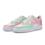 [Custom Lime And Peach]  Air Force 1 Skateboarding Shoes Women's