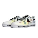 [Custom Daisy's Appointment In Black And White]  Air Force 1 Skateboarding Shoes Unisex - Image 3