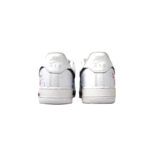 [Custom Snowfall Christmas women's style black and white]  Air Force 1 Skateboarding Shoes Women's Low-top White - Image 4