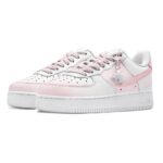 [Custom Summer Peach Peach]  Air Force 1 Skateboarding Shoes Women's Low-top Pink/white - Image 4