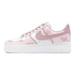 [Custom Flower Language]  Air Force 1 Skateboarding Shoes Women's Low-top Chalk White - Image 2