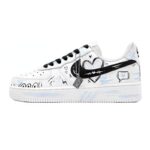 [Custom Blue Explosive Bingo]  Air Force 1 Skateboarding Shoes Women's - Image 2