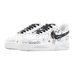 [Custom Blue Explosive Bingo]  Air Force 1 Skateboarding Shoes Women's - Image 4