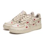 [Custom Women's coffee dyed with cherries]  Air Force 1 Skateboarding Shoes Women's - Image 3
