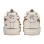 [Custom Female coffee brown bullet screen]  Air Force 1 Kids' Skateboarding Shoes Grade School - Image 4