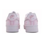 [Custom Peach Blossom]  Air Force 1 Skateboarding Shoes Women's Low-top Pink/white - Image 3